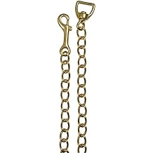 Schneiders Heavy Duty Solid Brass Chain for Horses | Convert Ropes & Lunge Lines into Effective Training Aids | Rust-Resistant, Hand-Welded Design