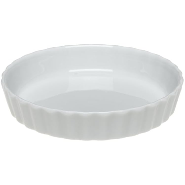 Pillivuyt Porcelain Small 5-14-Inch Individual TartCreme Brulee Dish