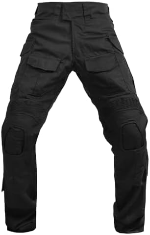 SINAIRSOFT G3 Tactical Pants with Knee Pads,Mens Airsoft Paintball Hunting Outdoor Pants,Combat Army BDU Trousers
