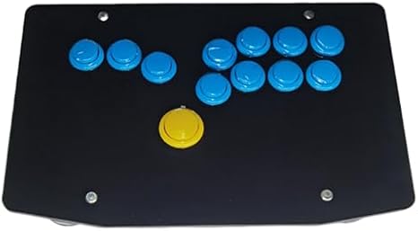Ultra Thin Leverless Arcade Controller for PS4 & PC & Switch Fighting Game Controller 12 Buttons Game Console Gamepad