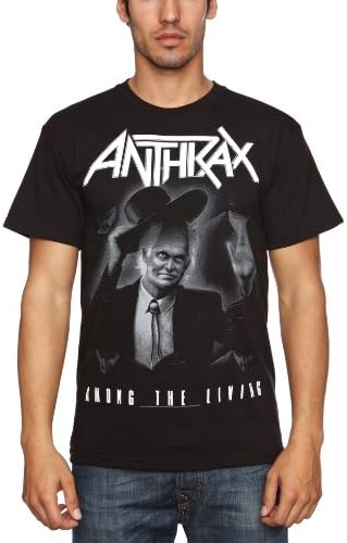 Anthrax Amongst The Living Official Mens New Black T Shirt