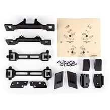 Body conversion kit, Slash 2WD (includes front & rear body mounts, latches, hardware) (for clipless mounting