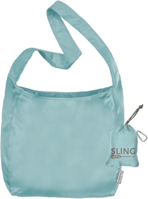 ChicoBag Sling rePETe + Refine | Eco-friendly Messenger-Style Reusable Tote Bag