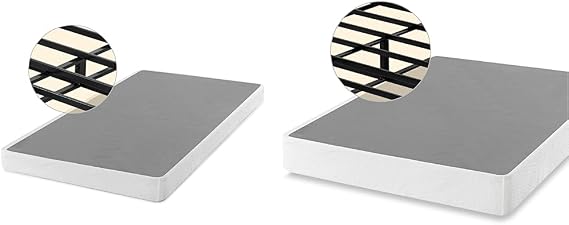 Zinus 5 Inch Metal Smart Box Spring/Mattress Foundation/Strong Metal Frame/Easy Assembly, Twin XL & 9 Inch Metal Smart Box Spring/Mattress Foundation/Strong Metal Frame/Easy Assembly