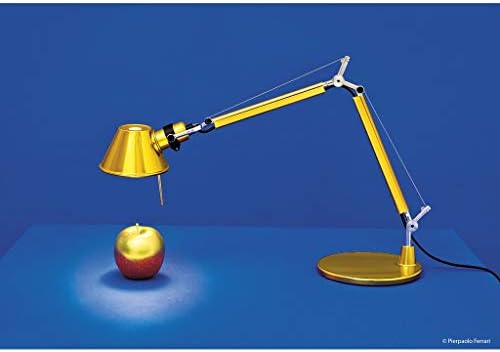 Artemide Tolomeo Table Lamp | with Base - Micro - Gold