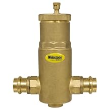Webstone 78003 Press Air Separator, 3/4" Size, Brass