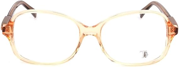 Tod's Oversized Eyeglass Frames TO5017 55mm Clear Peach/Violet