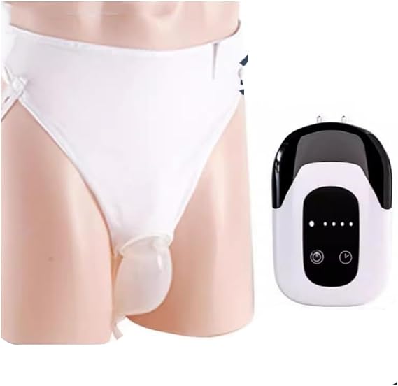Premium Intelligent Electric Urinal Auto-Suction Wearable Silicone Urination Device with 2000 ML Urinal, 1.2 Mater Catheter for Bedridden Elderly,Male
