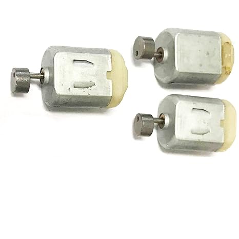 Mini Vibration Motor 130 Mini Vibration Motor DC 1.5-3V 5200RPM for Electric Toys Replacement - (3 Pcs)