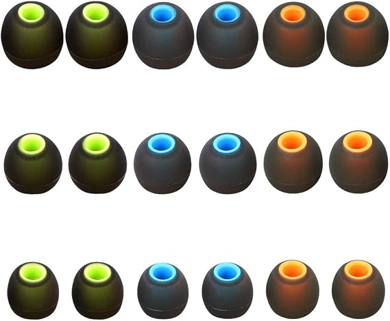 Earbud Tips Earbuds Replacement Tips Ear Tips Earbuds Eartips Eargels 9 Pairs SML