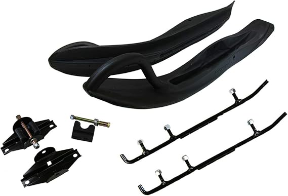 Exo-S & Bottom Line, B4-464MKA71129001, Touring Skis, Mount Kit & 4" Carbides for Arctic Cat fits Many 1985-2009 Snowmobiles SEE LIST