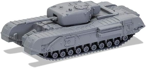 Corgi Diecast Tank - WT91204 Churchill MK III - British Military Metal Tank Toy with in Game Codes and Display Box - Die Cast World War II Models for Adults, Dark Green