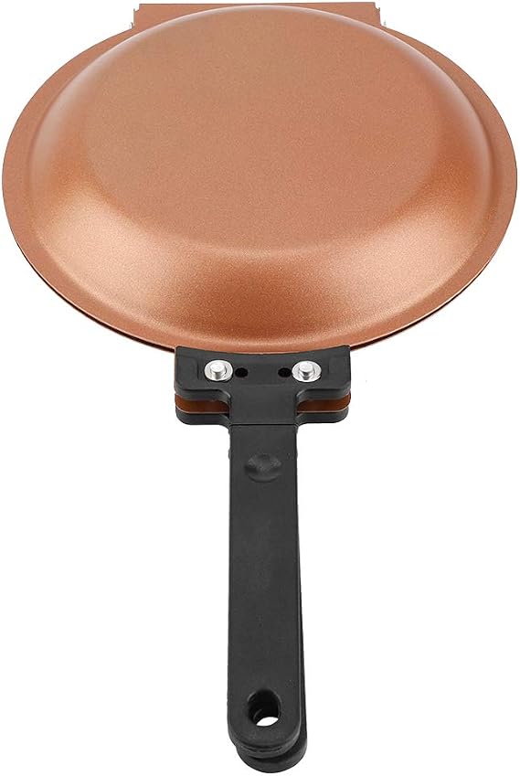 Double Side Non-stick Frying Pan, Frying Pan with Double-sided Flip Design- Easy-to-clean for Fried Egg Pancake Pan