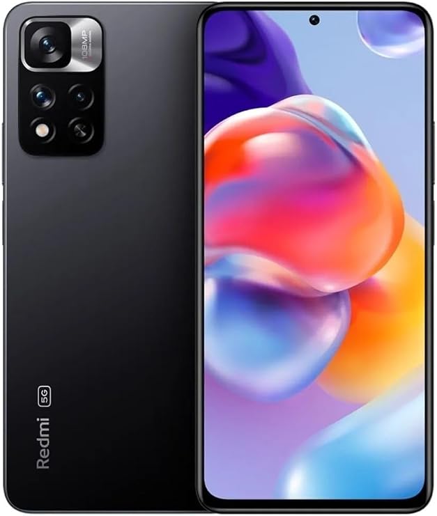 Xiaomi Redmi Note 11 Pro+ Plus 5G + 4G Global Version 256GB + 8GB Unlocked 6.67" 108MP Night Mode (Only Tmobile/Metro/Mint USA Market) + (w/Fast Car Charger 51w Bundle) (Graphite Gray)