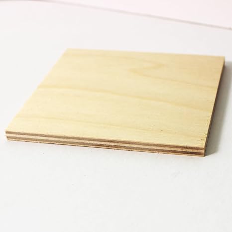1/4" / 6mm Baltic Birch Plywood Panels for Laser Cutting and Engraving... (18" x 24")