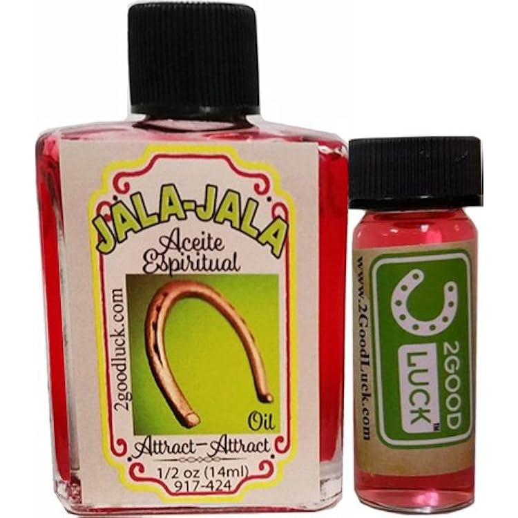 Attract-Attract, Spiritual Oil with 1 Dram Perfume Set for Magic & Rituals. Jala-Jala Aceite Espiritual para Rituales Y Magia.