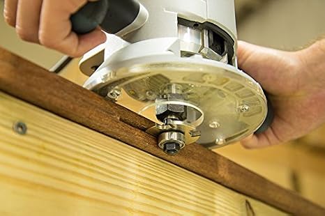 DeckWise 1/2" Arbor 4-Wing Slot Cutting Router Bit, 5/32" Blade Width