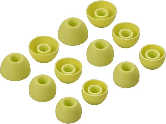 6 Pairs Replacement Earbuds Eartips for Beats Fit Pro Buds (Volt Yellow)