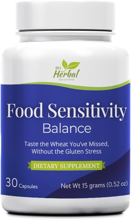 Food Sensitivity Balance - Supports Digestive Harmony - 100% Herbal and Natural