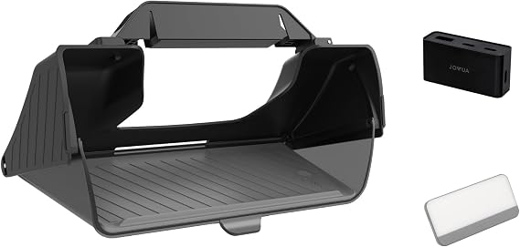 Jowua Under Screen Invisible Station for Tesla Model Y (20182024) Model 3 (2018-2023), Include 3 Ports Power HUB, Portable LED Light,