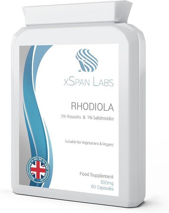 Rhodiola 500mg (standardized to 3% Rosavins and 1% Salidrosides)
