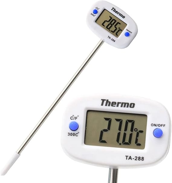 Digital Kitchen Food Thermometer Stainless Steel Temperature Meter with Zauss Thermo Ta-288 Playing Head