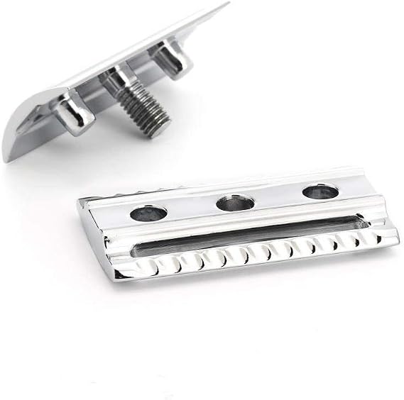 MUHLE Traditional Replacement Safety Razor Head (Closed Comb) | Replacement Head, complete head with Closed Comb, chrome-plated metal, for almost all MUHLE Safety Razor, for beard and face
