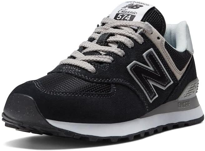 New Balance Women's 574 Lifestyle Shoe, Black