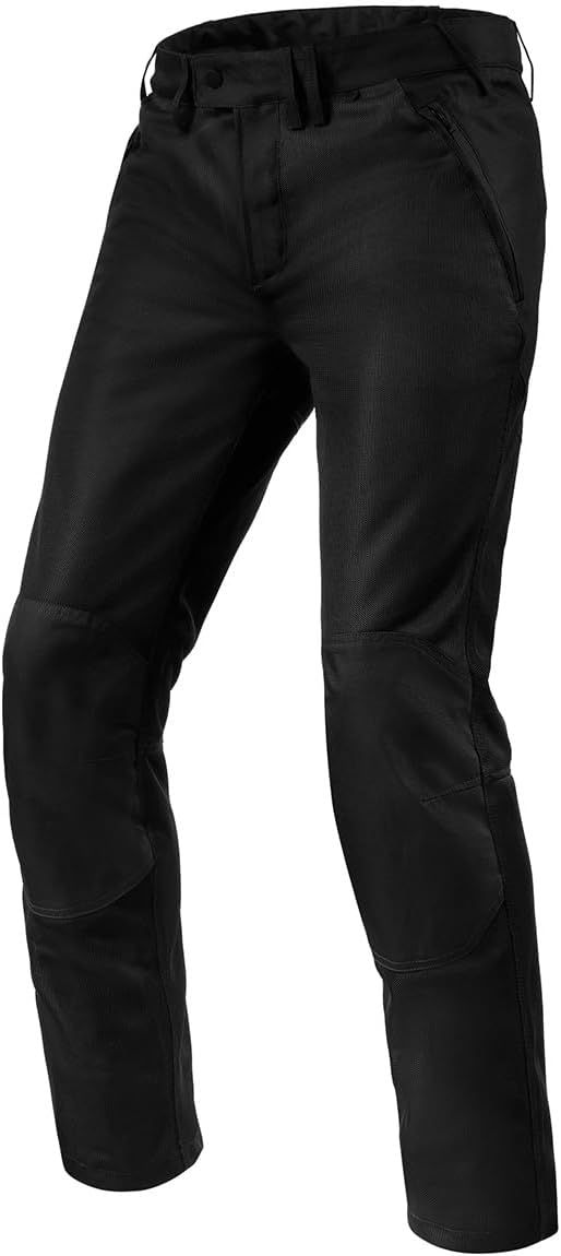 REV'IT! Men's Eclipse 2 Mesh Motorcycle Pants (Black - Small Short)