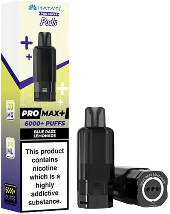 Hayati 6000 Pro Max Plus 6K Refill Pod (pack of 1) (Blue Razz Lemonade)