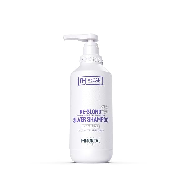 Immortal NYC Re-BLOND Silver Shampoo - Neutralizes Brass Tones 500ml