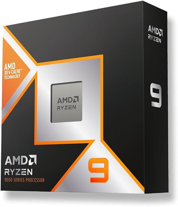 AMD Ryzen 9900X3D işlemci, 3D V-Cache™, 12 çekirdek/24 Threads, 140 MB Önbellek, TDP 120 W, AM5 soket, maksimum 5,5 GHz'e kadar frekans, DDR5 ve PCIe 5.0