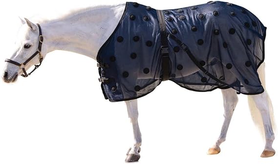 Dura-Tech Magnetic Therapy Pony Horse Sheet | Size Large (60"-64") | Color Navy | Horse Wellness Essential | Accelerates Healing | Reduces Inflammation | Eases Soreness | Over 90 Unipolar Magnets