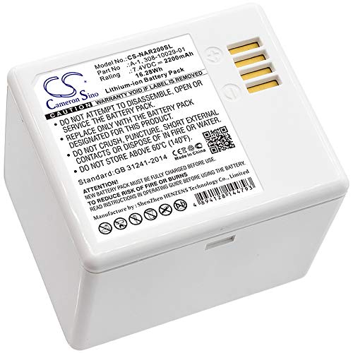 FITHOOD Battery Replacement for arlo Pro Pro 2 VM4030 VM4030P VMA4400 VMA4400-100NAS VMC4030 VMS3230 308-10029-01 308-10047-01 A-1 A-1B 2200mAh7.4V