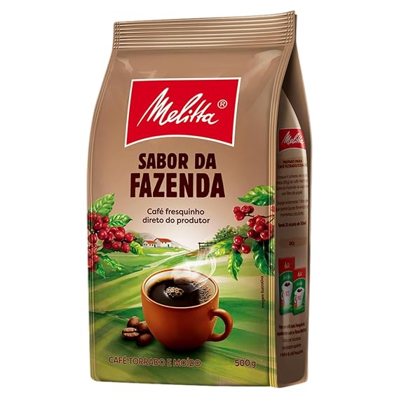 Melitta Brazilian Coffee Sabor Da Fazenda Extraforte 500g, Clear