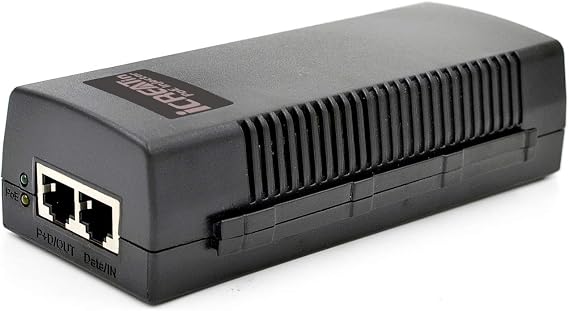 60W Gigabit PoE+ Injector, 10/100/1000Mbps, PoE++ Injector Ethernet Adapter, Shidlded RJ-45, IEEE 802.3af/at/bt Compliant, Up to 328 Ft, Replace of TL-PoE170S, TPE-117GI, M921-E-60W