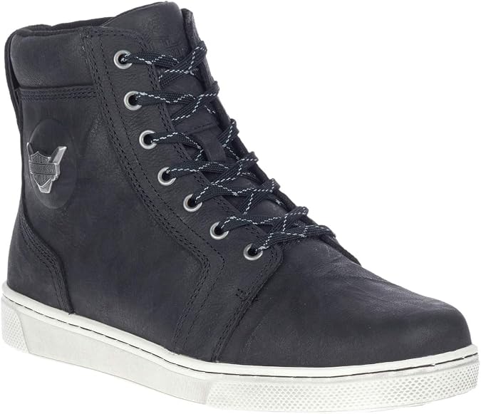 Harley-Davidson Men's Bateman 5" Metal Motorcycle Boot, Black, 9.5