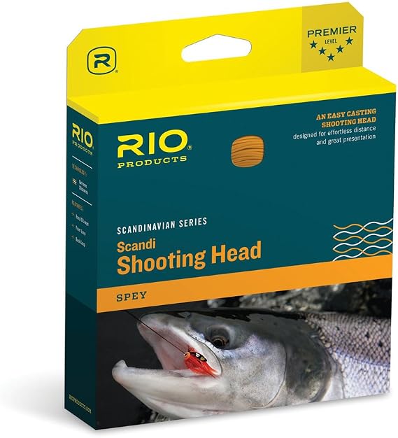 Rio Fly Fishing Fly Line Scandia Floating Body 8 23'. 400gr Fishing Line, Straw