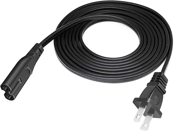 AC Power Cord Compatible PS5 / PS4 / PS4 Slim Game Console 3FT Power Cable Replacement