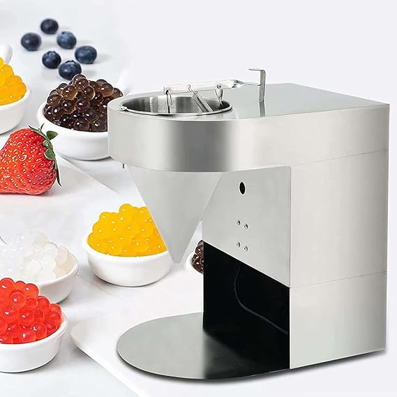Commercial Popping Boba Making Machine Automatic Popping Boba Pearl Maker 50kg/h Tapioca Pearl Making Machine Bubble Tea Pearl Maker Popping Boba Molding Tool Taro Ball Cassava Ball Maker