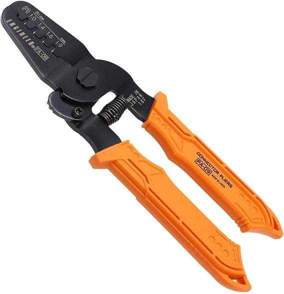 Precision Universal Crimping Tool for Crimping Micro Crimp pins. Made in Japan. ENGINEER pa-09 | Crimp AWG #32 to #20 Wires to 100 Different Terminals & D-Sub Connectors Contacts, Precision Crimping Hand Tool, Pro Grade