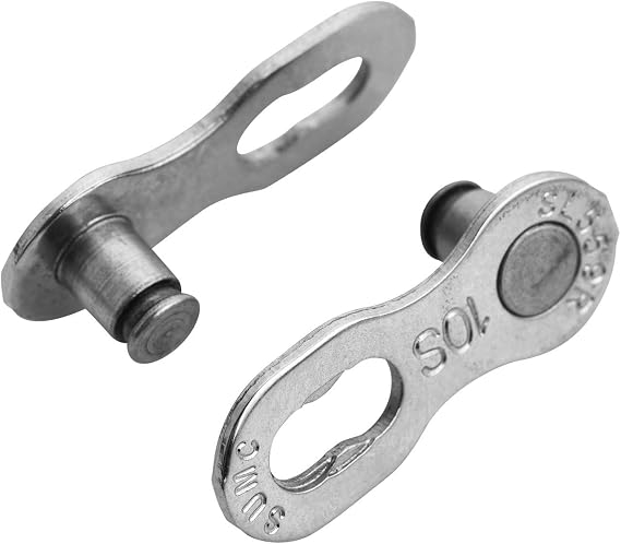 ZONKIE 10 Speed Removable Quick Split Chain Link in Silver x2