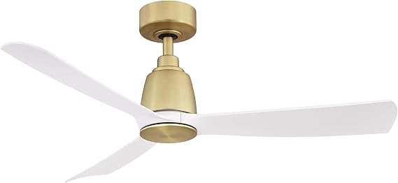 Fanimation Kute 44 In Ceiling Fan, Brushed Satin Brass