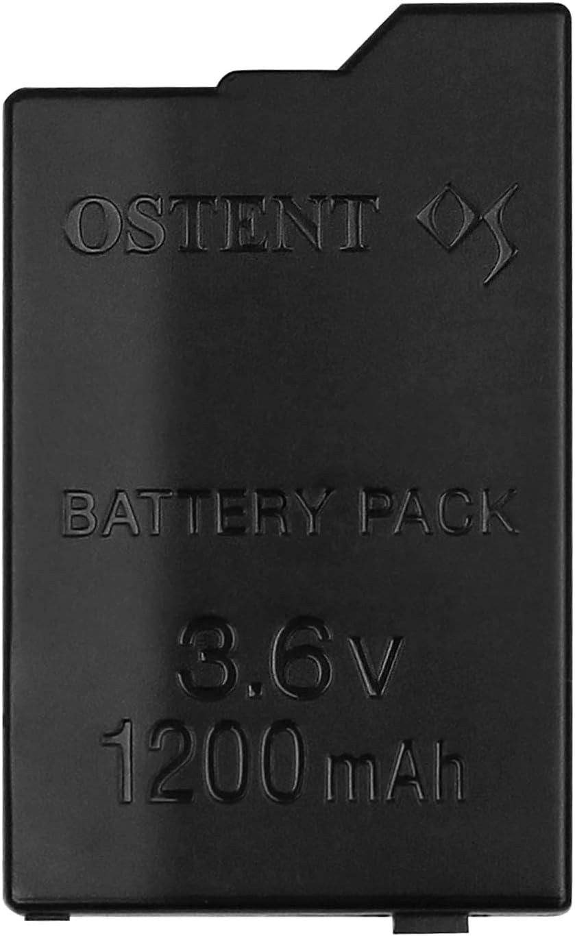 OSTENT 1200mAh 3.6V Lithium Ion Battery Replacement for Sony PSP 20003000 PSP-S110 Console