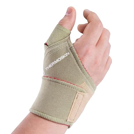 Thermoskin Adjustable Thermal Wrist Wrap, Beige, Small/Medium