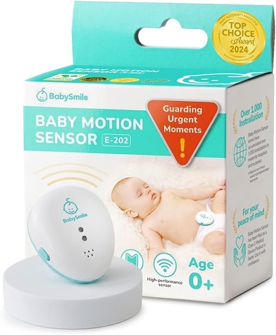 BabySmile Baby Movement Monitor for Newborn Sleep, Diaper Clip