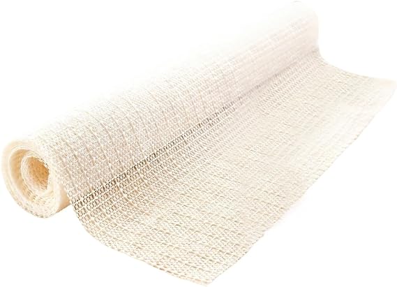 Latex Non-Slip Mat, Beige, Comfortable Mattress for Bed Sheets, Sofas, Carpets, Breathable, Easy to Clean, Secure