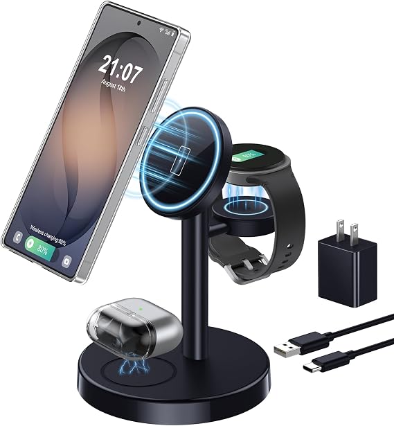 Aeinidi Super Fast Strong Magnetic Wireless Charger for Samsung