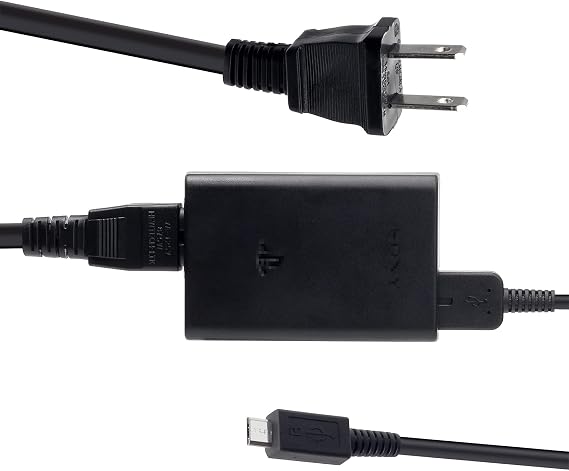Power Charger Adapter Three Piece Set for PlayStation PS Vita 2000 PCH-2001 PCH-2000 Vita Slim Charger AC Adapter with Cable