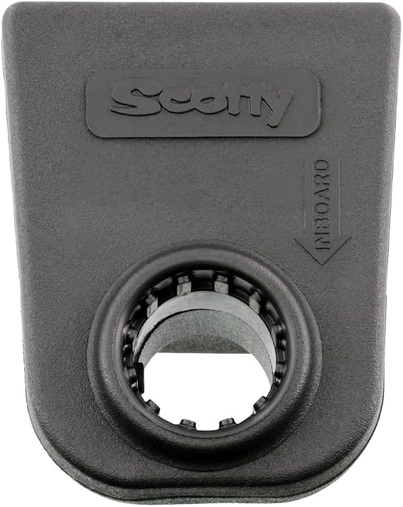 Scotty #243-BK Square Rail Mount, Black, Model:0243-BK